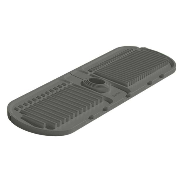 Silicone Water Splashs Guard Quickly Draining Storage Holder For Home Kitchens Dark Grey Large Size on Productcaster.