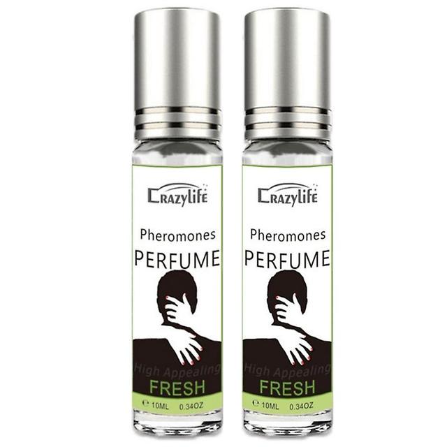 Perfume For Women And Men Long Lasting Pheromone Eau De Toilette Fresh Sweet Ocean Perfume 10ml B2 2PCS on Productcaster.