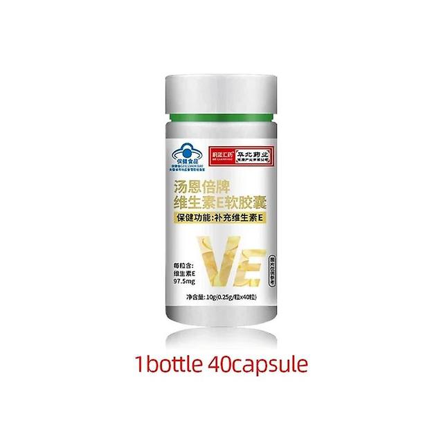 Tib Vitamin E Complex Soft Capsules Health Food Vitamins Supplements 250mg/capsule 1bottle 40pcs on Productcaster.