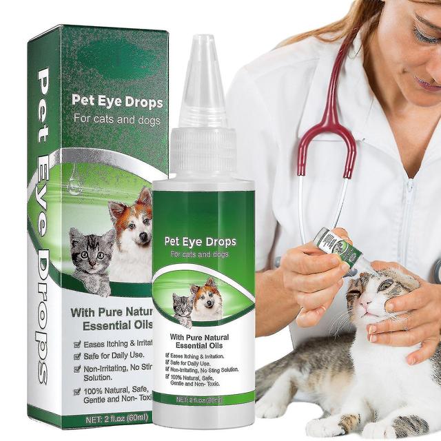 Gouttes ophtalmiques pour la conjonctivite du chien et du chat : conçues pour traiter la conjonctivite, les rougeurs, l’enflure et les taches de la... on Productcaster.