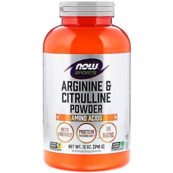 Now Foods, Sports, Arginine & Citrulline Powder, 12 oz (340 g) on Productcaster.