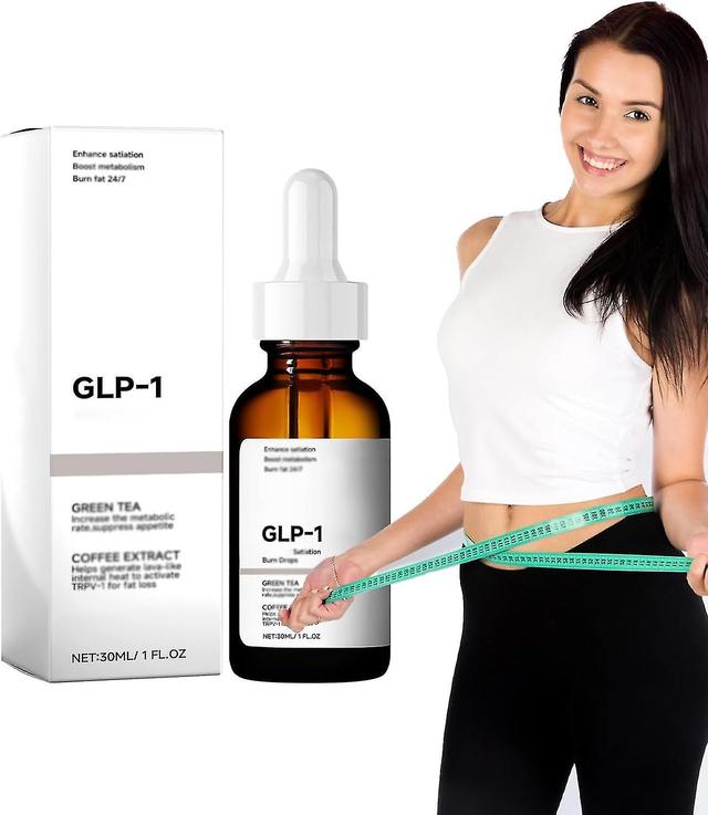 Glp-1 Sättigungs-Burning-Tropfen, ultrakonzentriertes flüssiges Nahrungsergänzungsmittel - Kohlenhydratblocker für Frauen Männer 1pcs on Productcaster.