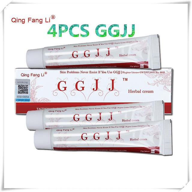 Qian 4pcs Qlf Ggjj Bingfuchun Sulfur Antibacterial Cream Handmade Chinese Herbal Natural Restrain on Productcaster.