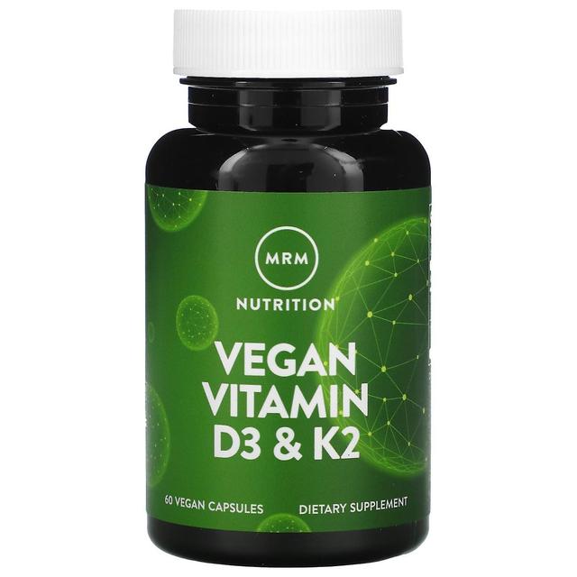 MRM Nutrition MRM Ernæring, Vegansk Vitamin D3 & K2, 60 Veganske Kapsler on Productcaster.