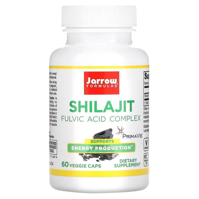 Jarrow Formulas Jarrow formler, Shilajit Fulvic Acid Complex, 60 veggie caps on Productcaster.