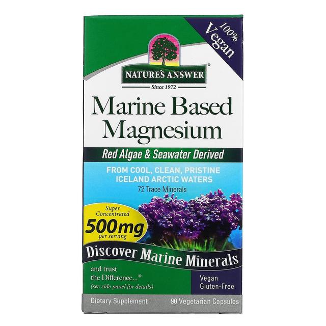 Nature's Answer, Marine Based Magnesium, 250 mg, 90 Vegetarian Capsules on Productcaster.