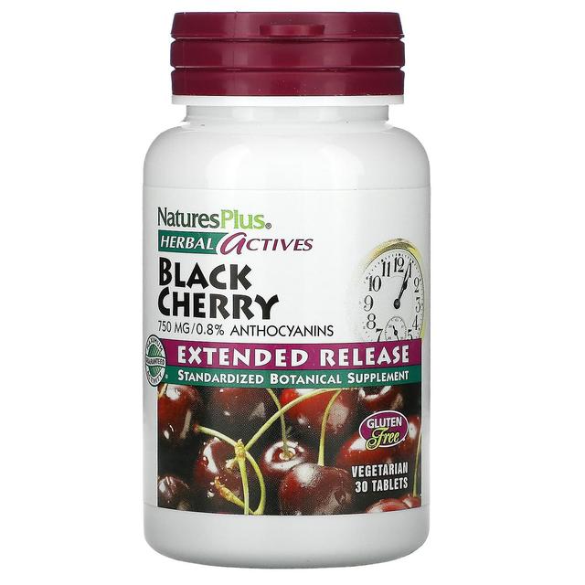 Nature's Plus NaturesPlus, Herbal Actives, Black Cherry, 750 mg, 30 tablettia on Productcaster.