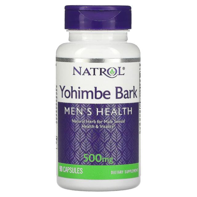 Natrol, Yohimben kuori, 500 mg, 90 kapselia on Productcaster.