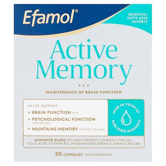 Efamol, Efalex Active Memory, 30 Capsules on Productcaster.