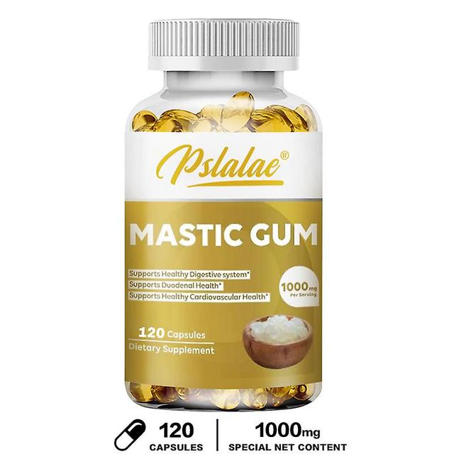 Vorallme Mastic Gum 1000 Mg Supplement - Supports Gi Health, Digestive System & Cardiovascular Health - 120 Capsules on Productcaster.