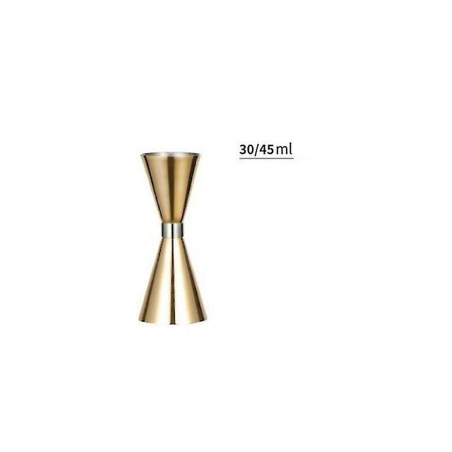 30/45ml 30/60ml 45/60ml Stainless Steel Measure Cup Cocktail Wine Shaker Dual Shot gold 30ml 45ml on Productcaster.