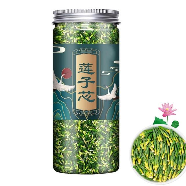 Lotus Seed Core Tea - Natural Dried Bulk Herbs Health Tea for Liver Detox - Stay Up Late - Men Women 3pcs - 375g on Productcaster.