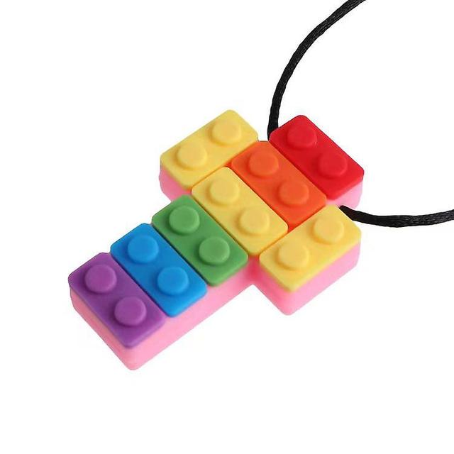 3pcs Sensory chew necklace for toddlers with autism and chewing needs, oral motor chewable tablets Type 21 on Productcaster.