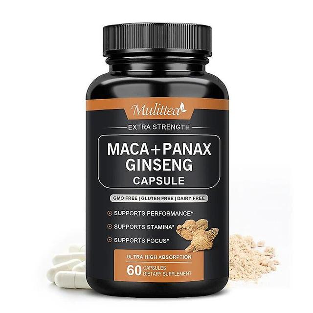 Powerful Natural Energy of Maca Root Capsules 10,000mg Improves Passionate Performance Energy For AdultTIB TIB . 60pcs on Productcaster.