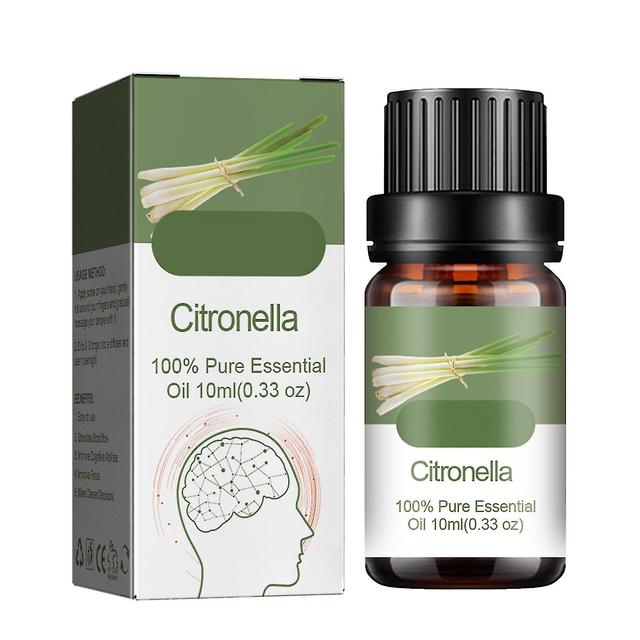 10ml Prevencia Alzheimerovej choroby Prírodné oleje zlepšujú kognitívne schopnosti Riešenie prevencie Alzheimerovej choroby Príchuť citronella on Productcaster.