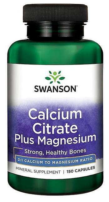 Swanson Calcium Citrate Plus Magnesium 150 Capsules 200 gr on Productcaster.