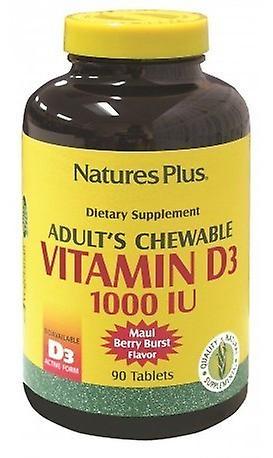 Nature's Plus Vitamin D3 1000 Iu 90 Chewable Tablets on Productcaster.