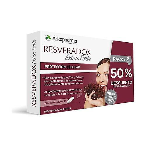 Arkopharma Resveradox extra forte 30 + 30 capsules on Productcaster.