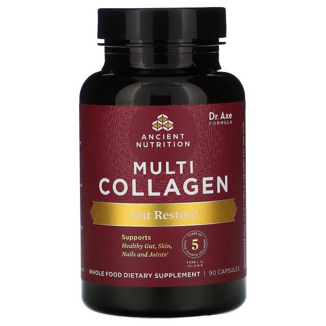 Dr. Axe / Ancient Nutrition, Multi Collagen, Gut Restore, 90 Capsules on Productcaster.