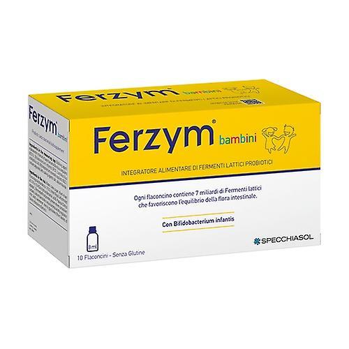 Specchiasol New Ferzym Junior 10 vials of 8ml on Productcaster.