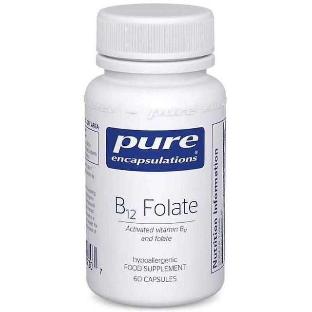 Pure Encapsulations B12 Folate Capsules 60 on Productcaster.