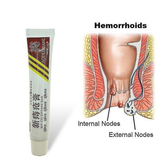 Youlaicai 1pc Powerful Hemorrhoids Ointment Crack Anal Chinese Cream Internal External Anal Fissure Herbal Medical Plaster Qe54s on Productcaster.