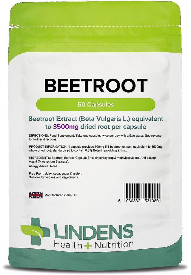 Linden-Rote Beete 3500mg - 50 Kapseln on Productcaster.