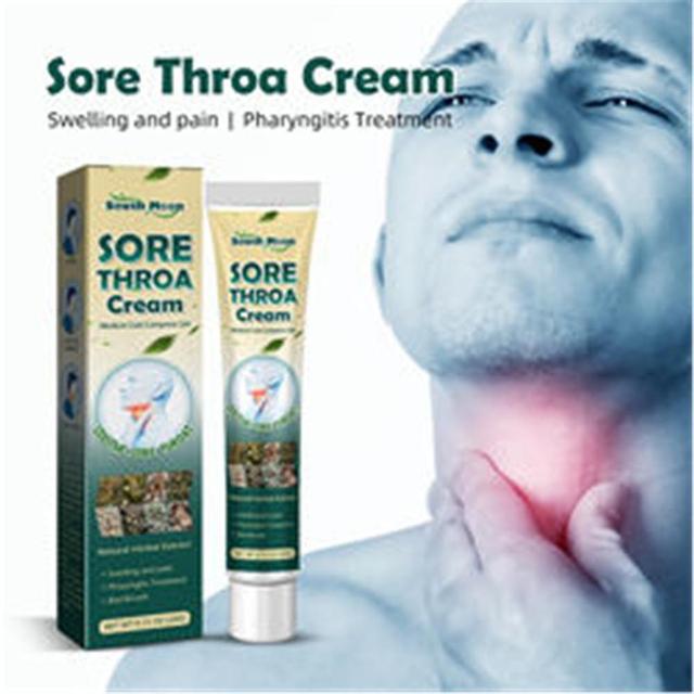 Suning 1/2pcs 20g Sore Throat Cream Natural Herbal Extract Tonsils Sore Throat Relief Cream 1PC on Productcaster.