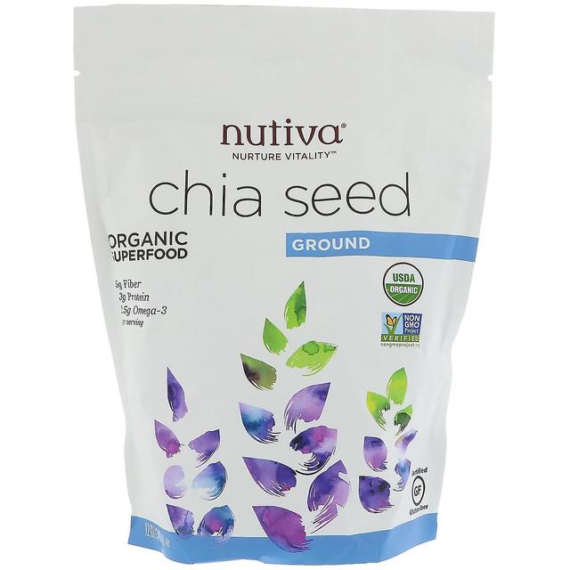 Nutiva, Organic Ground Chia Seed, 12 oz (340 g) on Productcaster.