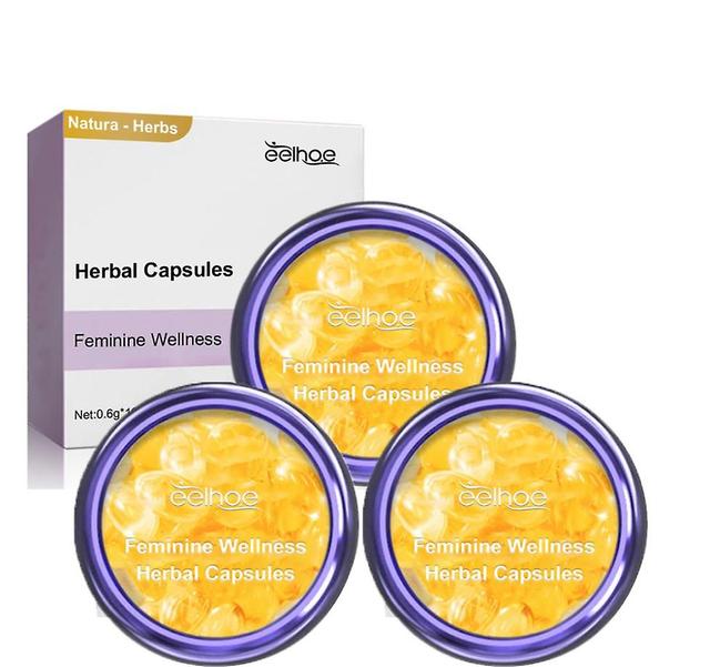 Eelhoe Feminine Care Herbal Capsules To Treat And Relieve Body Itching And Discomfort, Clean And Odor 3PCS on Productcaster.