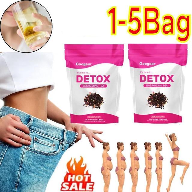 1-5X Detox Tea - All-Natural, Supports Healthy Weight, Helps Reduce Bloating ff B2 2 bag on Productcaster.