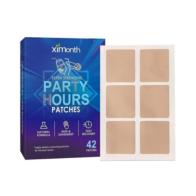 Party Patches 42 Pack For A Better Morning, Party Natural Recovery Patches - Use Before Drinking, En on Productcaster.