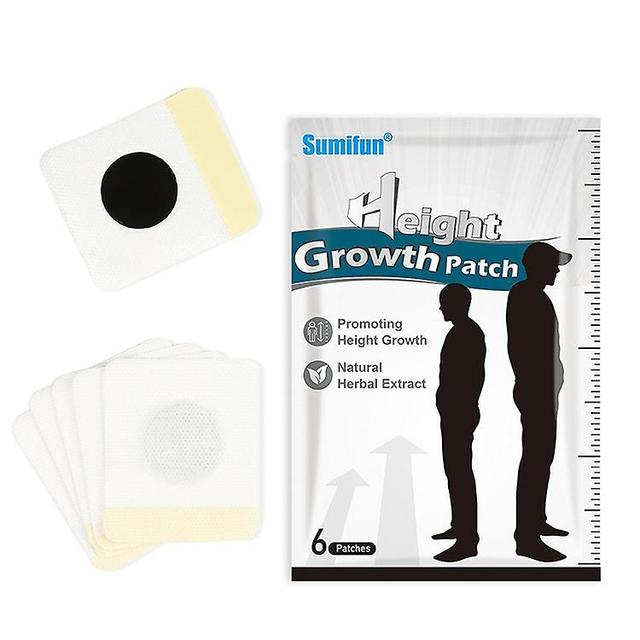 6pcs Height Growth PatchAdult Child Bone Development Foot Sticker Grow Taller Increase Height Body Health Care Plaster on Productcaster.