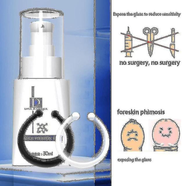 Manlig förhud phimosis korrigering vård gel huvud fysisk förhud förbättring vätska mäns naturliga p on Productcaster.