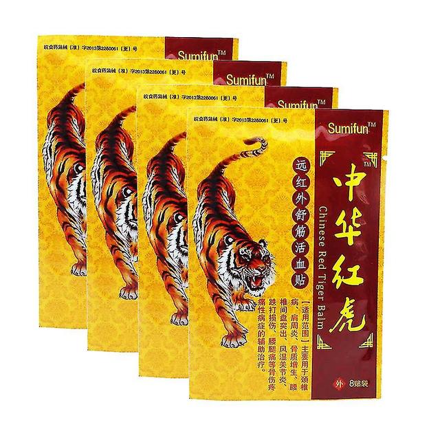 32pcs/4bags Tiger Balm Pain Relief Antistress Body Massage Ointment For Joints Relief Plaster For Joints Medical Plaster Health on Productcaster.