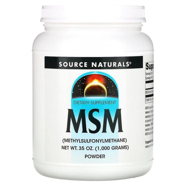 Source Naturals Fonte Naturale, Polvere MSM, 35 oz (1.000 g) on Productcaster.