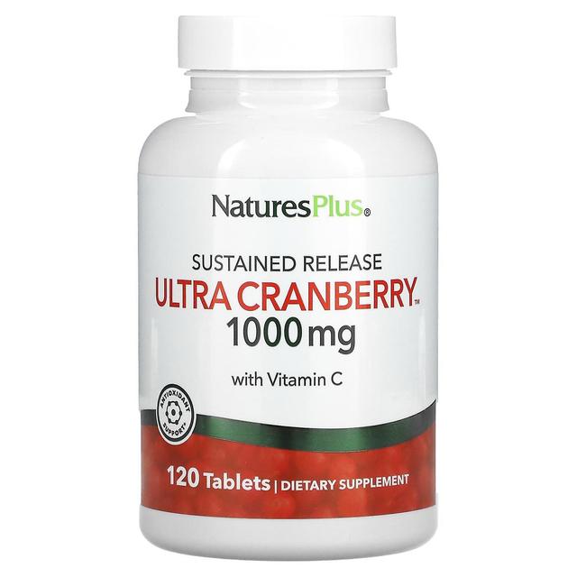 Nature's Plus NaturesPlus, Ultra Cranberry, Liberación sostenida, 1,000 mg, 120 tabletas on Productcaster.