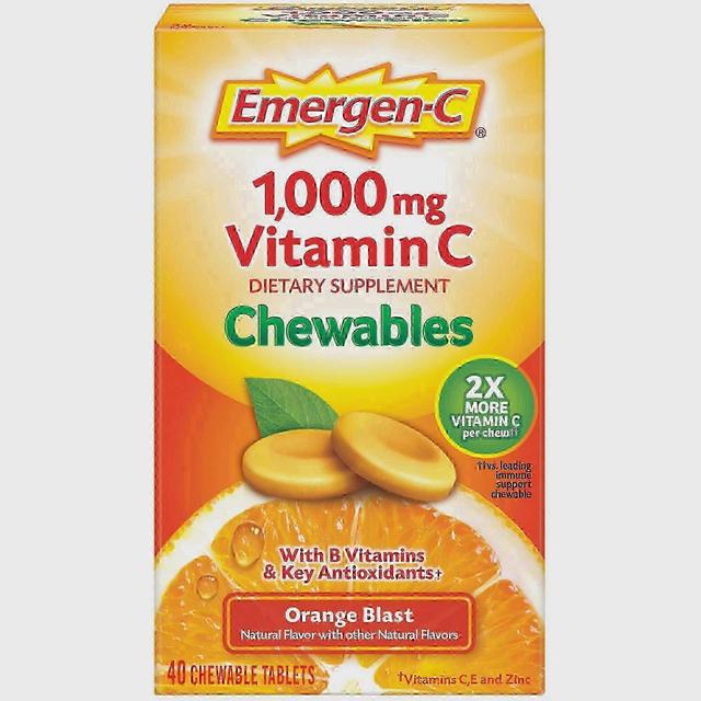 Emergen-C Li-c 1000 mg c-vitamiinia märehtiä, oranssi räjähdys, 40 ea on Productcaster.