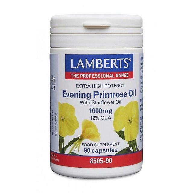 Lamberts Evening Primrose Oil com óleo starflower 1000mg cápsulas 90 (8505-90) on Productcaster.