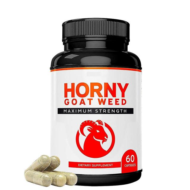 Horny Goat Weed For Men And Women | Endurance-circulation-joint And Back Support-maca Root-ginseng-yohimbine-tribulus-l-arginine-60 Tablet Pack 1pc on Productcaster.