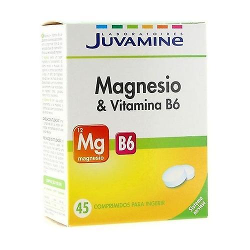 Laboratoires Juvamine Magnesium + Vitamin B6 45 tablets on Productcaster.