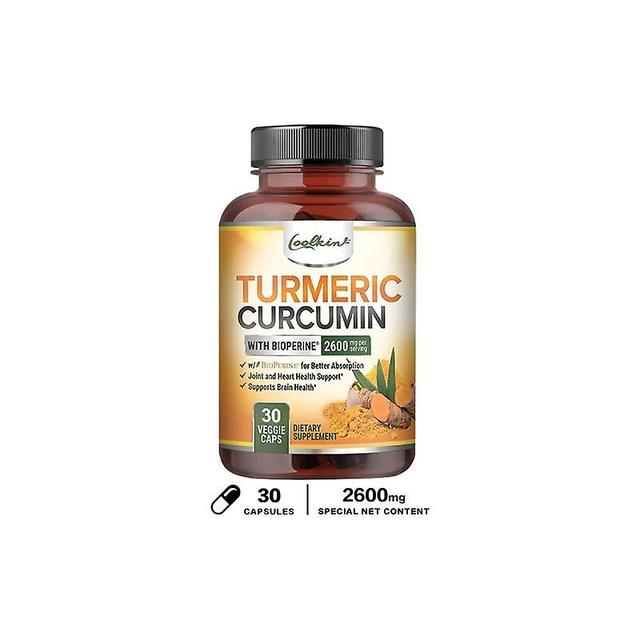 Vorallme Turmeric Curcumin 95% 2600 Mg With Piperonine Black Pepper Extract 30 Capsules on Productcaster.