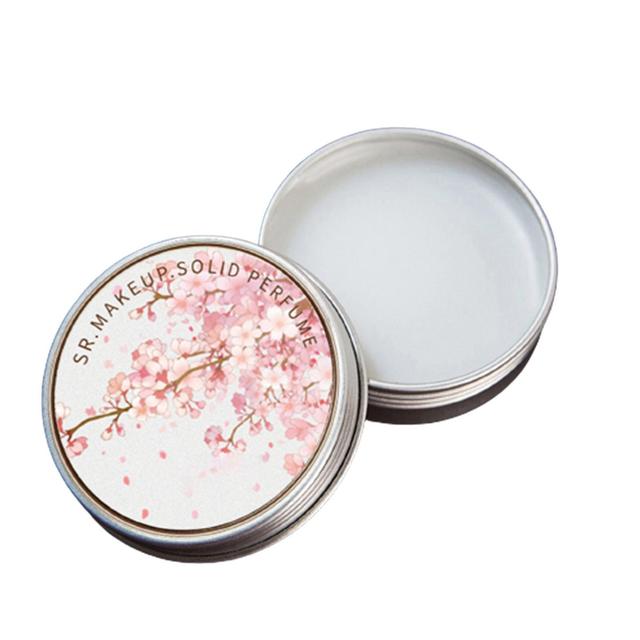 Escan Women's Solid-state Perfumes Portable Lasting Staying Fragrance Balm For Dating CHERRY BLOSSOM on Productcaster.