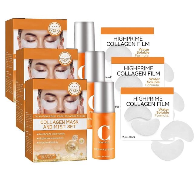 Menghui Collagen Miracle Mask, Nanofiber Collagen Eye Revitalizer, Collagen Film for Face, High Prime Collagen Film, Soluble Collagen Film Face, Th... on Productcaster.