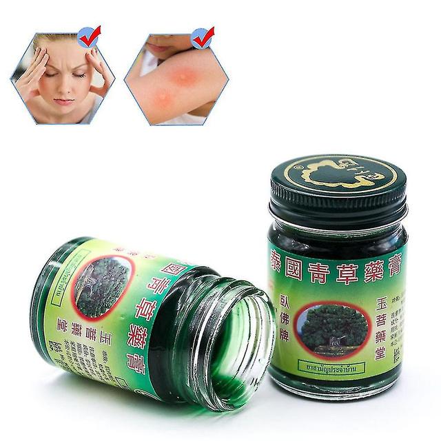 50g Thai Balm Green Herbal Ointment Massage Muscle Joints Sprain Aches Balm Novel design on Productcaster.