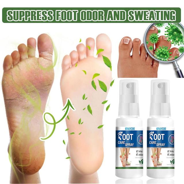 Antibakteriell Foot Odor Spray Naturlig ingrediens Anti-Itch Foot Care Spray for menn og kvinner Foot Ca on Productcaster.