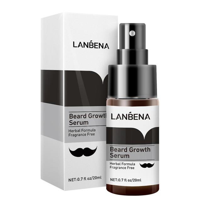 unbrand 20ml Hommes Barbe Croissance Sérum Spray Naturel Extrait de Plante Plus Épais Fuller Moutache Soins Améliorer Cheveux clairsemés Nourrir Fo... on Productcaster.