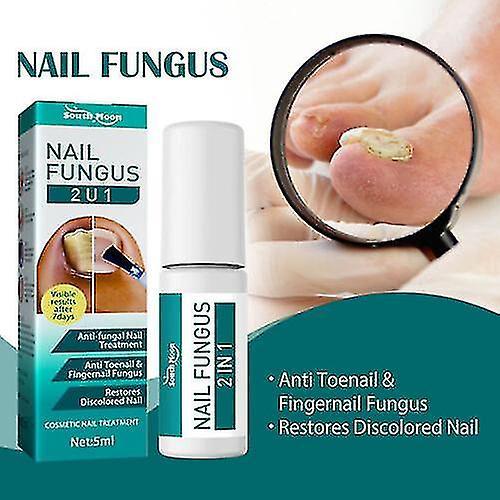 Nailner Brush Against Nail Fungal Infection 2 In1 Treat & Brighten Nails 2Pcs on Productcaster.