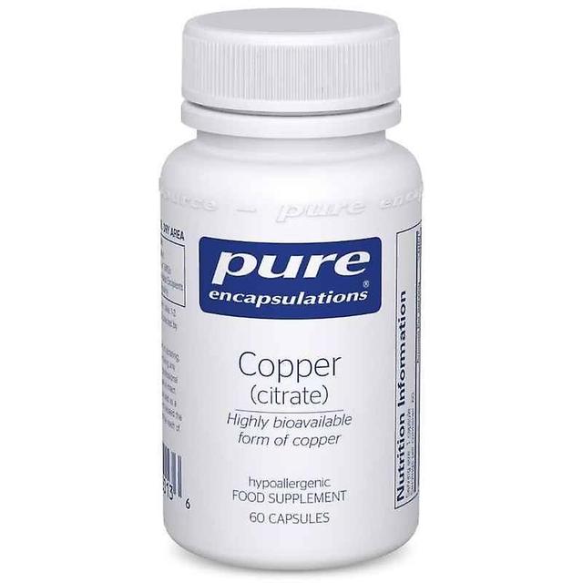 Pure Encapsulations Copper (citrate) Capsules 60 on Productcaster.