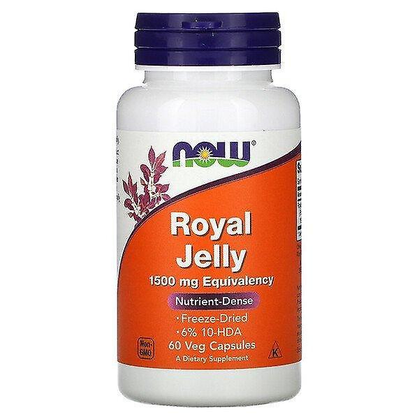 NOW Foods Nu Foods, Royal Jelly, 1,500 mg, 60 Veg kapsler on Productcaster.